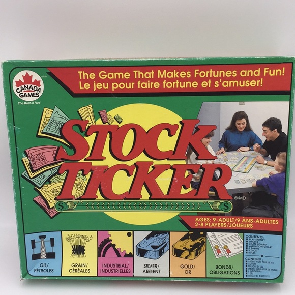 Vintage Games Stock Ticker Board Game 630 Vintage Finance Poshmark